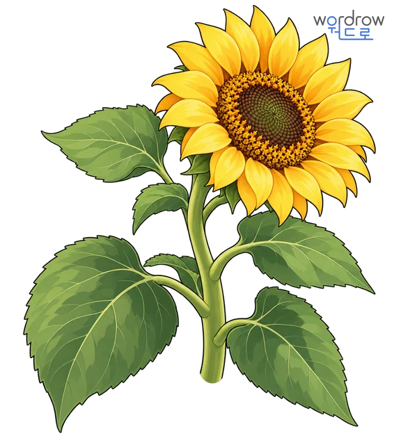 해바라기 뜻그림